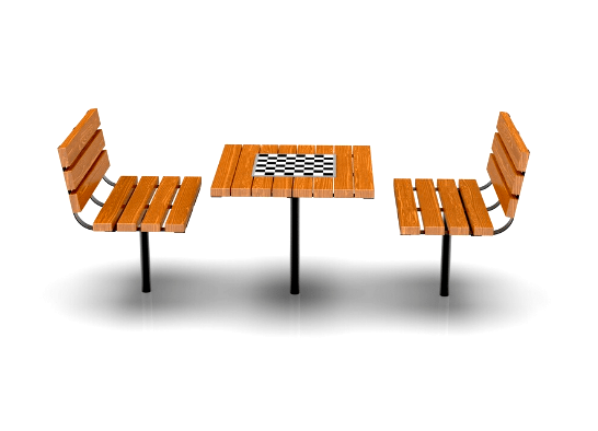 АГРО 2, комплект шахматный на 2 игрока от производителя: завод городской уличной мебели Lora-Park