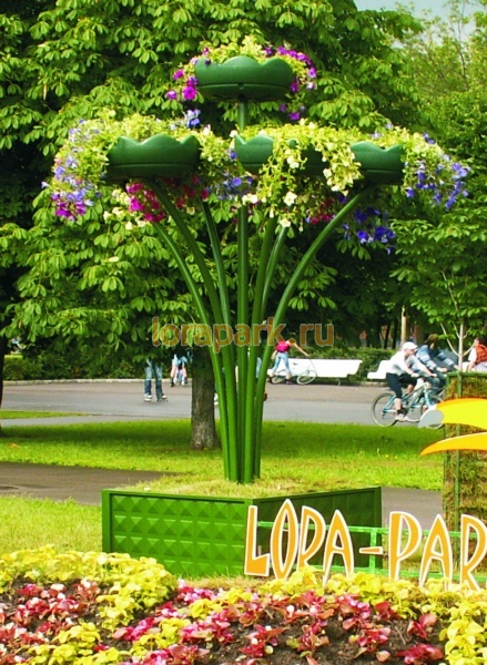 ФИАЛКА 9, цветочница вертикального озеленения с термо чашами