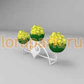 ДИОРА 2, цветочница вертикального озеленения с термо-чашами 