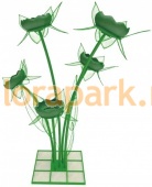  КРОКУС 5.1 (c лепестками и листьями), цветочница вертикального озеленения с термо чашами