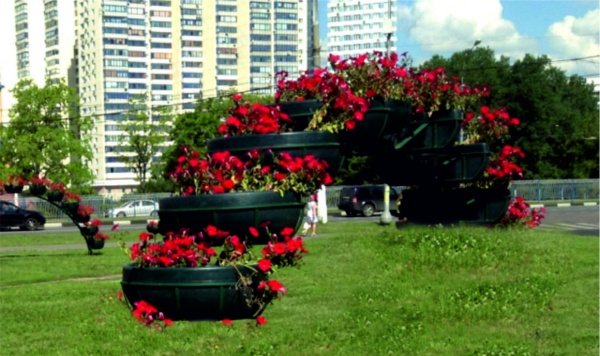 АТОЛ 6, арка цветочная для вертикального озеленения с термо-получашами от производителя: завод городской уличной мебели Lora-Park