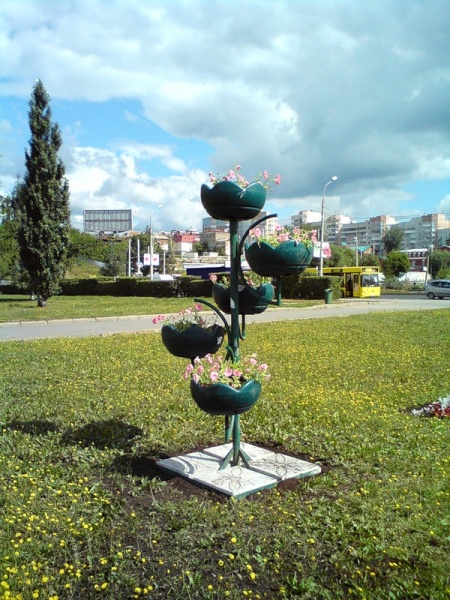 ФИГУРНЫЙ-1, конструкция, цветочница вертикального озеленения от производителя: завод городской уличной мебели Lora-Park